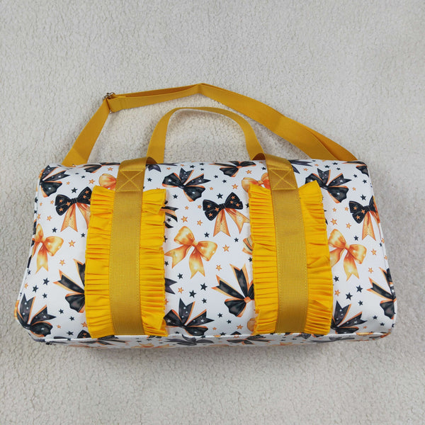 BA0314 RTS yellow bows duffels bag packages bag birthday halloween gift