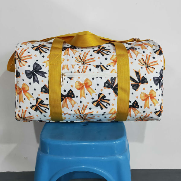 BA0314 RTS yellow bows duffels bag packages bag birthday halloween gift