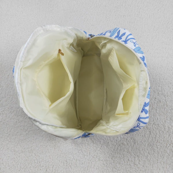 BA0322 RTS Kids Backpack Blue Bow School Backpack Travel Backpack