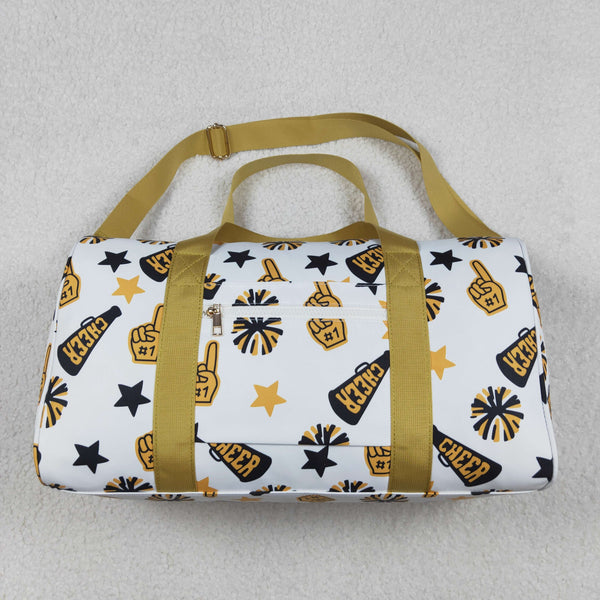 BA0370 RTS Tote bag yelllow go team print baby bag handbag duffels bag