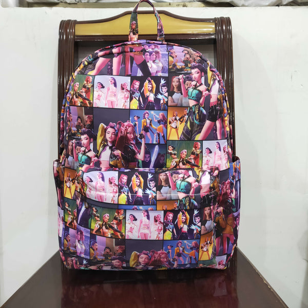 RTS BA0386 toddler backpack kpop print baby gift school bag