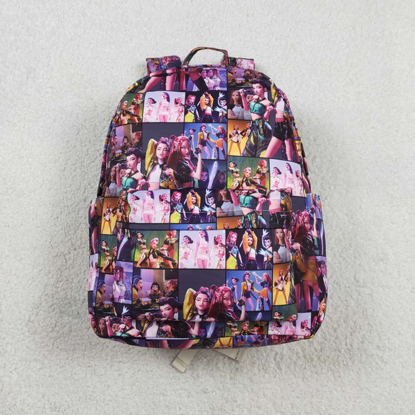 RTS BA0386 toddler backpack kpop print baby gift school bag