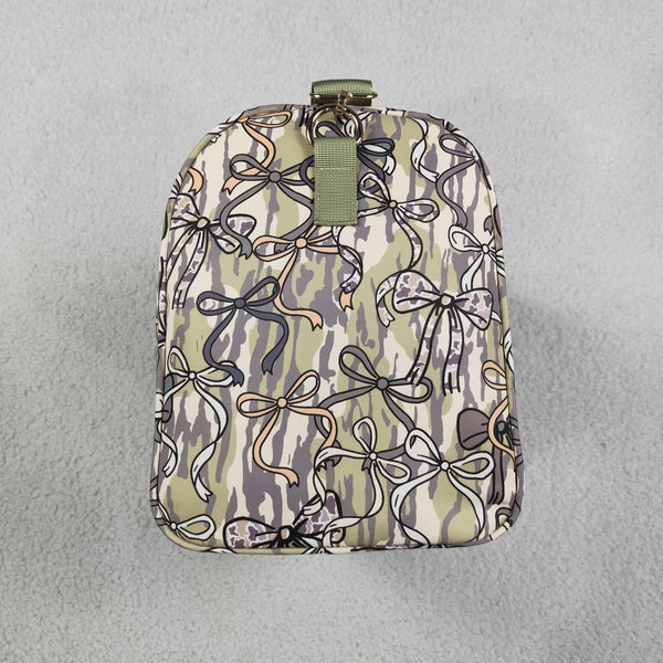 RTS BA0392 kids travel bag bow print duffle bag