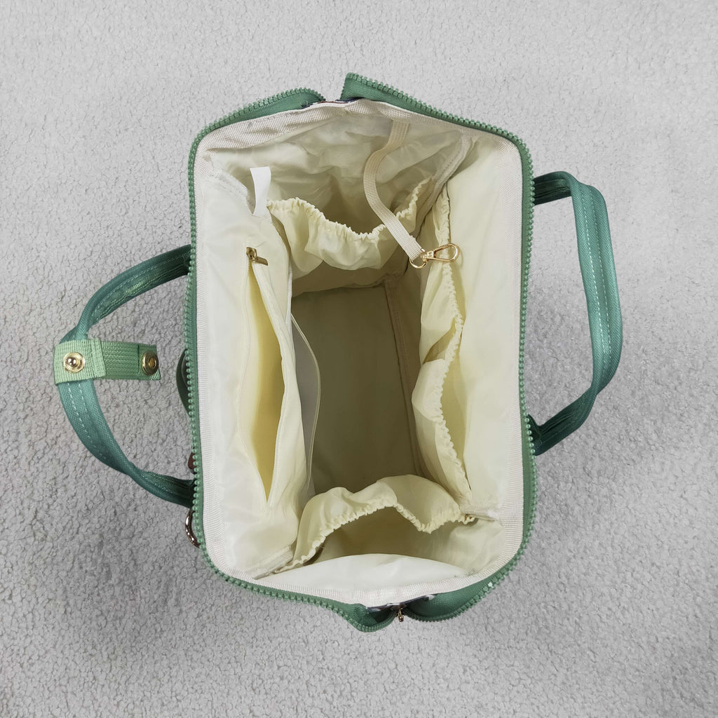 RTS BA0404 green camouflage duck print diaper backpack diaper bag ...