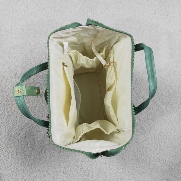 RTS BA0404 green camouflage duck print diaper backpack diaper bag