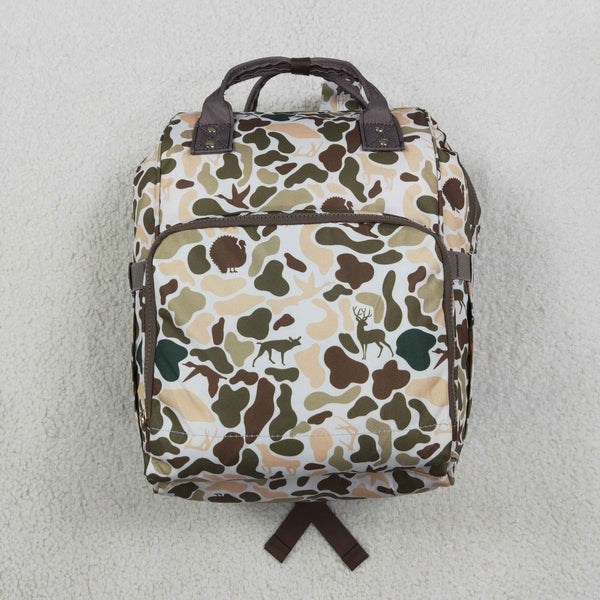 RTS BA0407 khaki camouflage  diaper backpack diaper bag