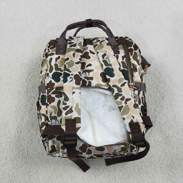 RTS BA0407 khaki camouflage  diaper backpack diaper bag