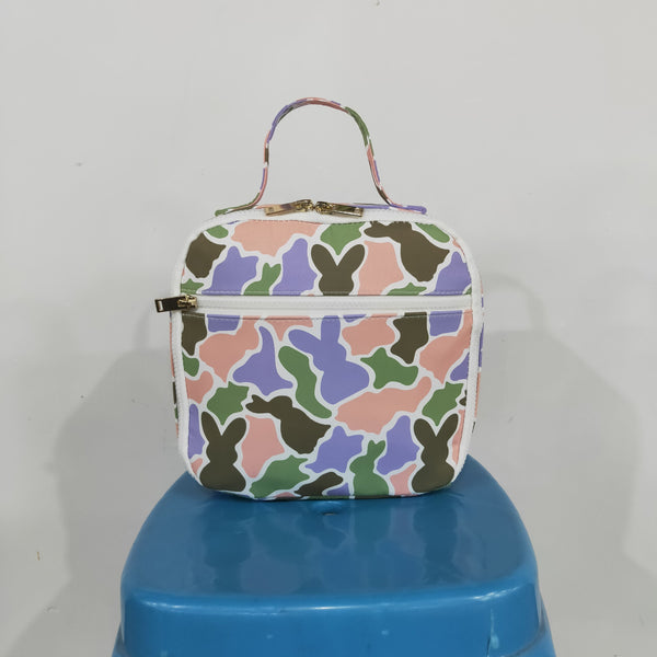 RTS BA0463 kids bag Easter bunny camouflage print insulated lunch bag
