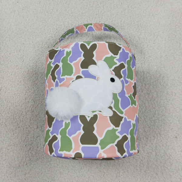RTS BA0467 bag camouflage Easter bunny applique bucket bag