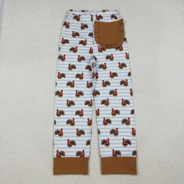 P0516 RTS adult pant turkey adult women  thanksgiving winter pant