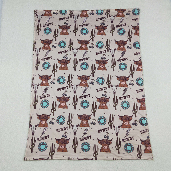 BL0153 RTS baby blanket howdy blanket minky blanket