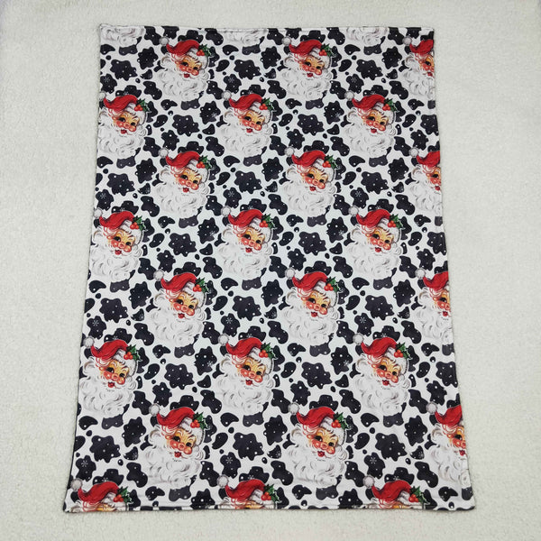 BL0158 RTS baby blanket santa baby Christmas blanket minky blanket