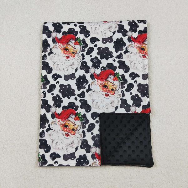BL0158 RTS baby blanket santa baby Christmas blanket minky blanket