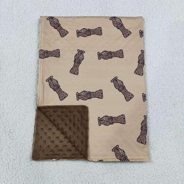 RTS BL0165  baby blanket camo baby minky blanket