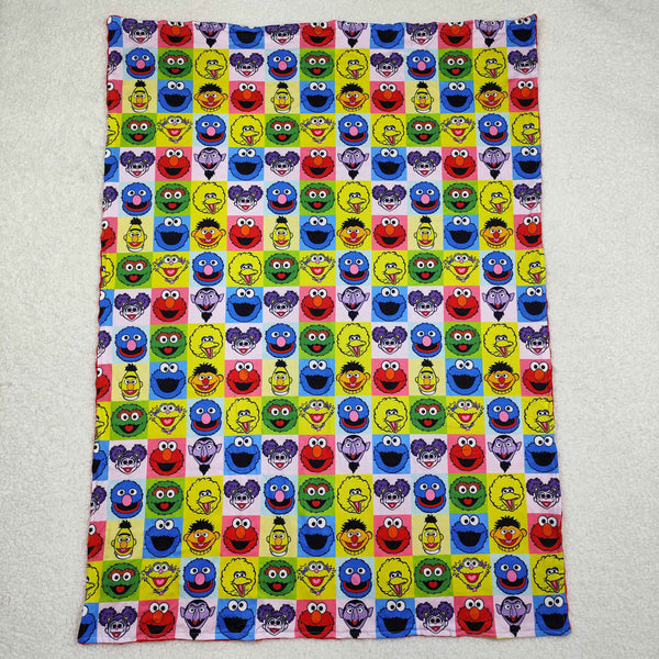 BL0196 RTS Baby blanket cartoon red minky blanket