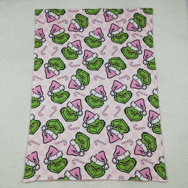 BL0225 RTS baby blanket cartoon print baby girl christmas blanket
