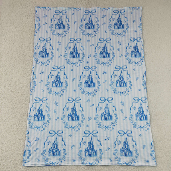 RTS BL0247 baby castle blanket baby blanket minky blanket