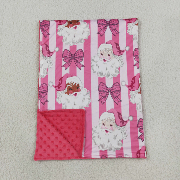 RTS BL0255 baby blanket baby blanket minky blanket santa claus christmas blanket