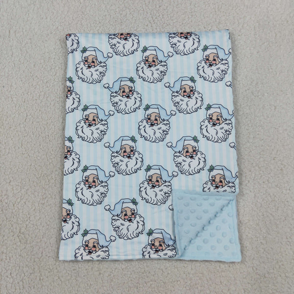 RTS BL0256 baby castle blanket baby blanket minky blanket santa claus christmas blanket