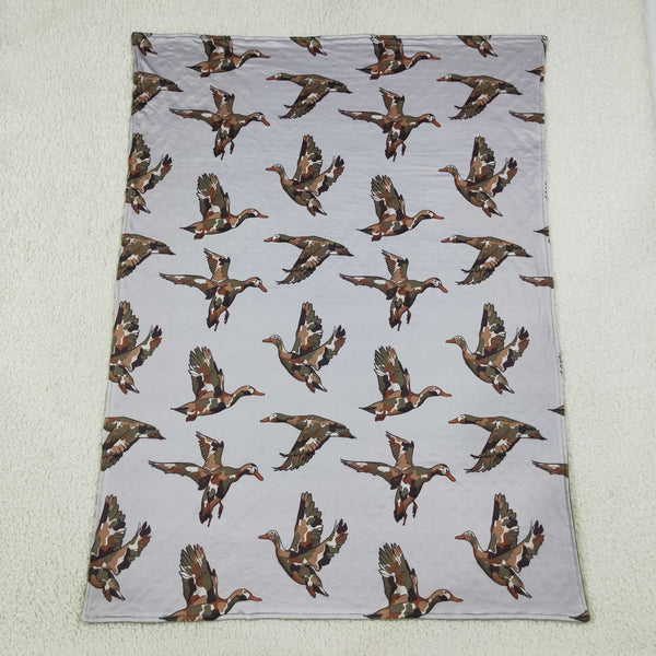 RTS BL0288 baby mallard print blanket baby boy blanket