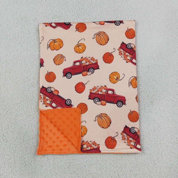 RTS Matching clothing family thanksgiving pumpkin truck print kid long sleeve romper pant blanket fall clothing-2026.9.19
