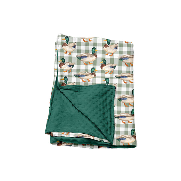 Preorder MOQ 5 pcs Each Style Mallard Ducks Plaid Kids Matching Clothes-2026.8.26