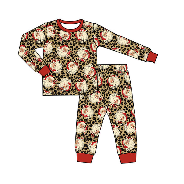 BLP0080 christmas pajamas santa claus baby boy clothes