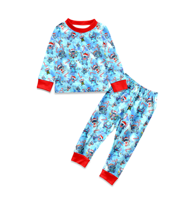 BLP0096 sleepwear kids clothes boys cartoon christmas pajamas-promotion 2024.10.19 $5.5