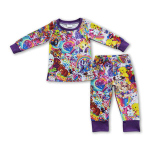 BLP0182 toddler boy clothes boy winter pajamas set