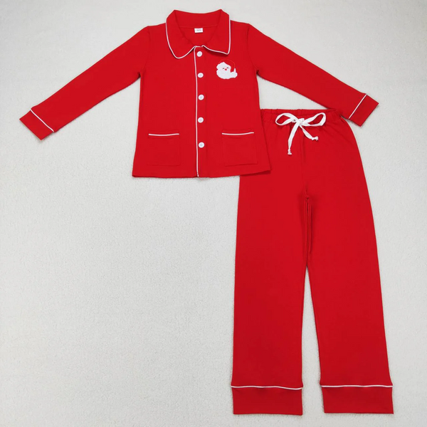 family matching christmas pajamas red pocket winter pajamas set