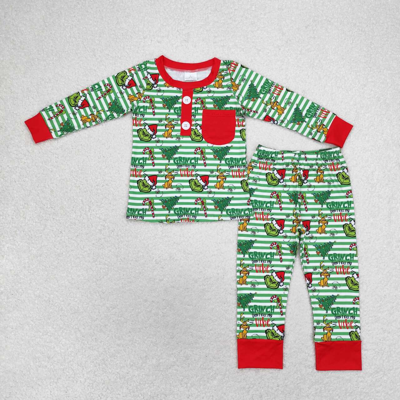 BLP0507 RTS 3-6M to 7-8T toddler boy clothes cartoon boy christmas winter pajamas outfit