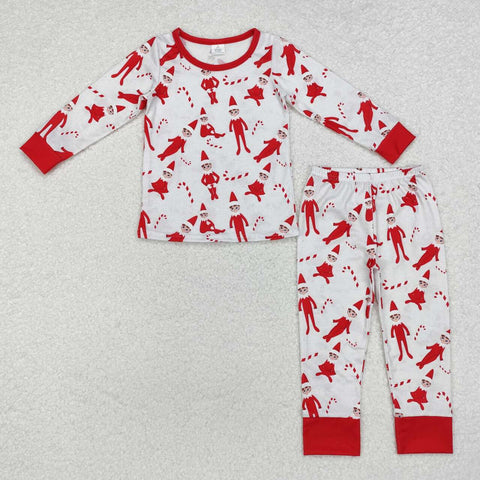 BLP0895 RTS toddler boy clothes baby boy winter christmas set-Bamboo