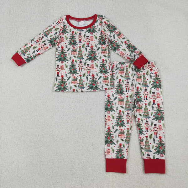 RTS kids matching clothing cartoon print clothing boy christmas winter pajamas clothing-2025.10.14
