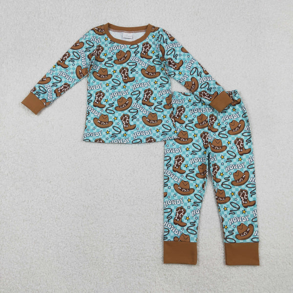 RTS kids matching clothing howdy print clothing baby winter clothing-2025.11.5