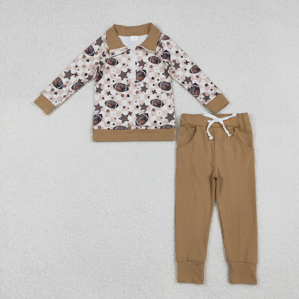RTS kids matching clothing football print clothing boy winter clothing-2025.10.11