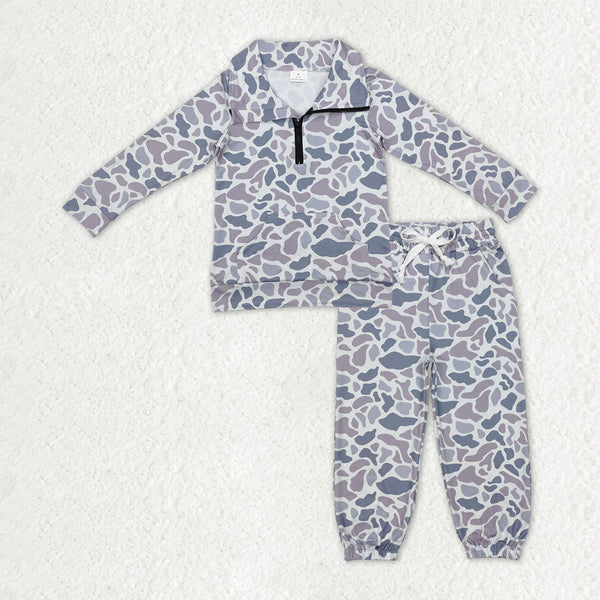 RTS kids matching clothing camo print clothing baby boy winter clothing-2025.10.14