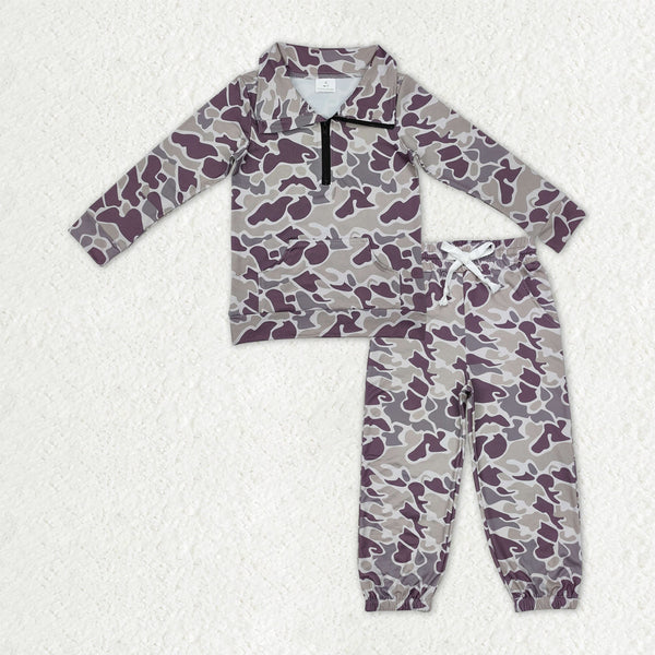 RTS kids matching clothing camo print clothing baby boy winter clothing-2025.10.14