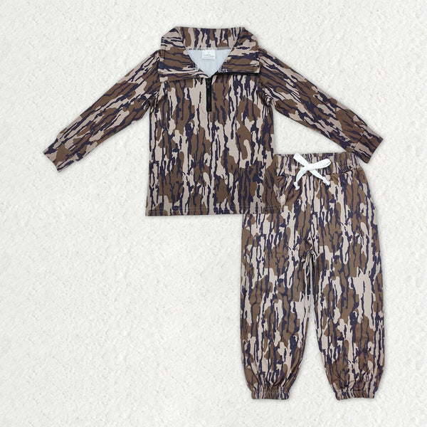 RTS kids matching clothing camo print clothing baby boy winter clothing-2025.10.14