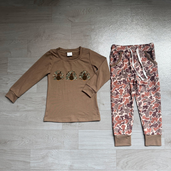 no MOQ BLP1473 embroidery pre-order  toddler boy clothes turkey boy winter outfit thanksgiving clothes-real pic 2026.7.28