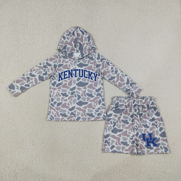 RTS BLS0043 baby boy clothes state print toddler boy fall outfit