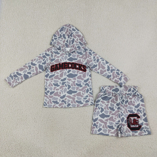 RTS BLS0048 baby boy clothes state print toddler boy fall outfit