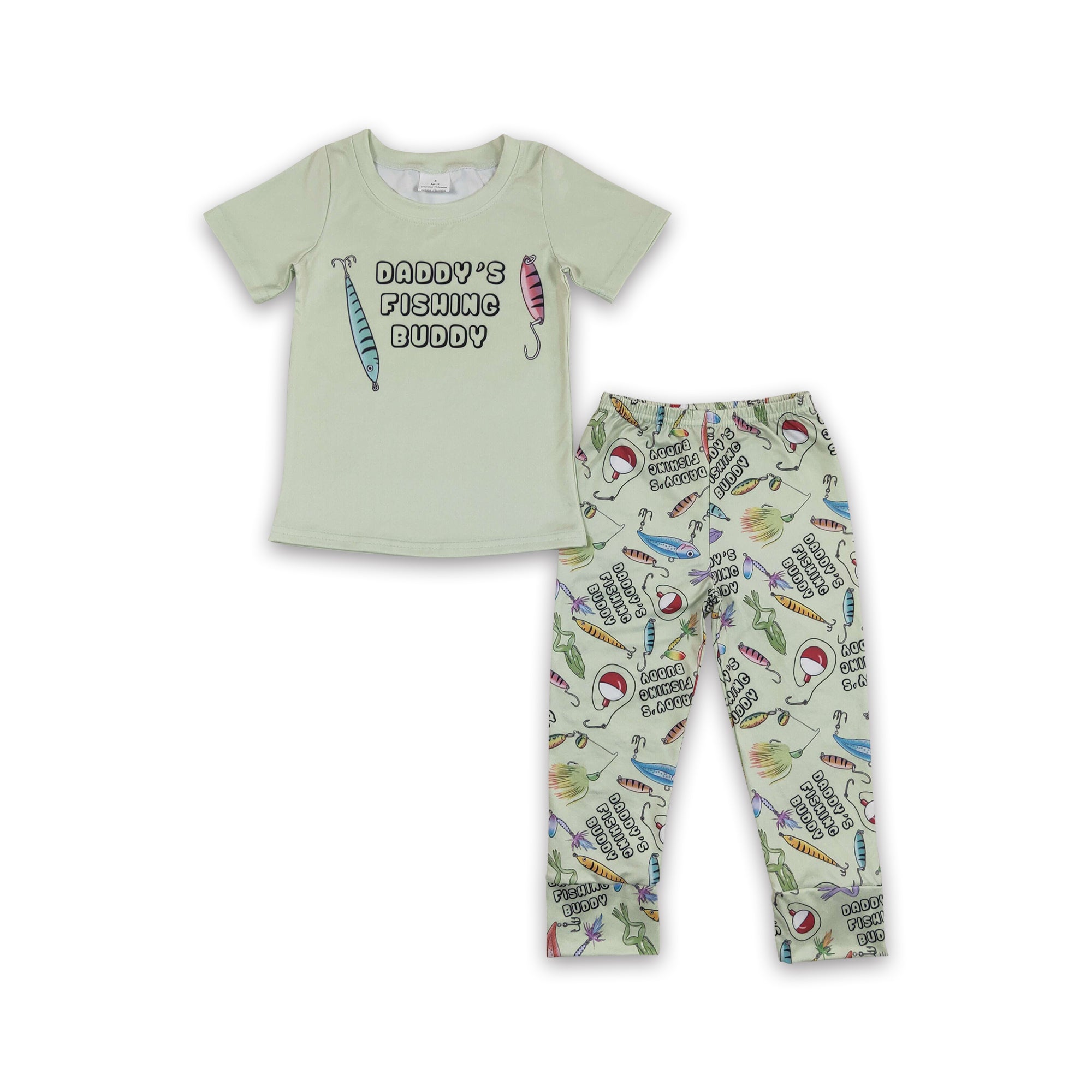 BSPO0038 baby boy clothes daddy's fishing fall spring outfits-promotion 2025.1.18 $5.5