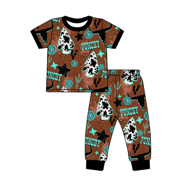 BSPO0051 baby boy clothes brown fall spring set-promotion 2024.12.21 $5.5
