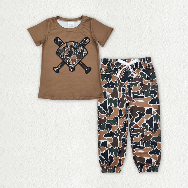 RTS kids matching clothing baseball camo print clothing baby boy winter clothing-2025.12.8