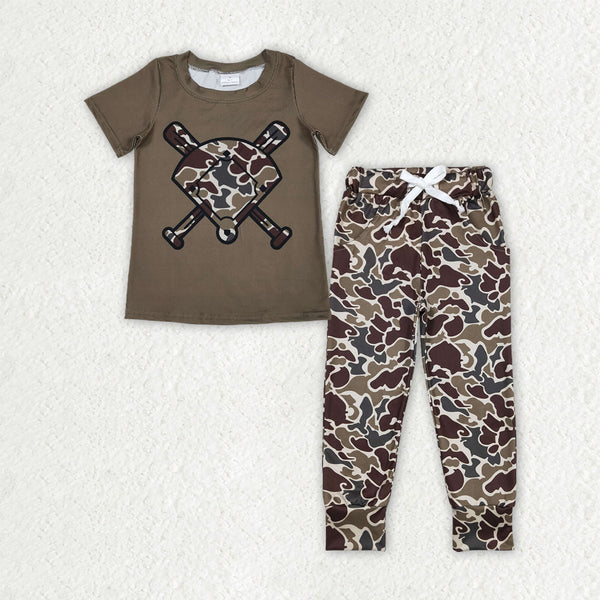 RTS kids matching clothing baseball camo print clothing baby boy winter clothing-2025.12.8