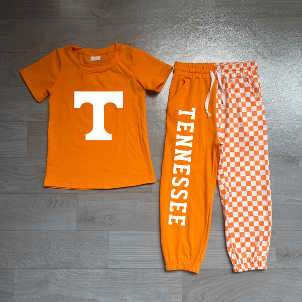 no MOQ BSPO0695 cotton+vinyl pre-order  toddler boy clothes state boy pants set-real pic 2026.7.26