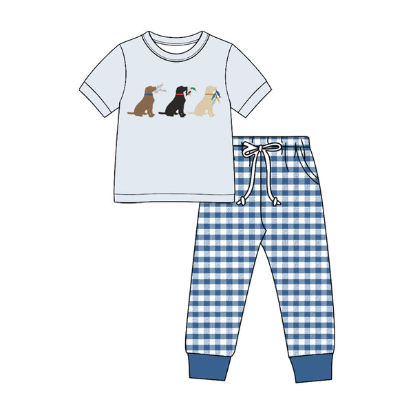 MOQ:5 pcs pre-order Each Style Hunting Plaid Kids Matching Clothes-2026.8.28