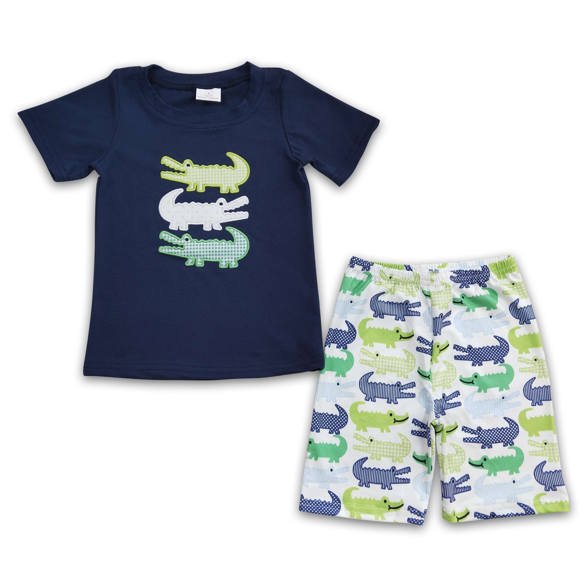 BSSO0132 baby boy clothes embroidery summer outfits