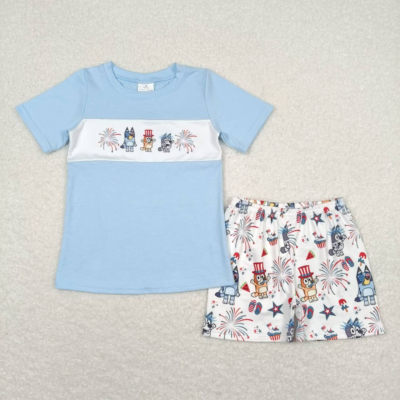 BSSO0792 RTS baby boy clothes 4th of July patriotic toddler boy summer outfits 3-6M to 7-8T ¡ꡧprint¡ê?