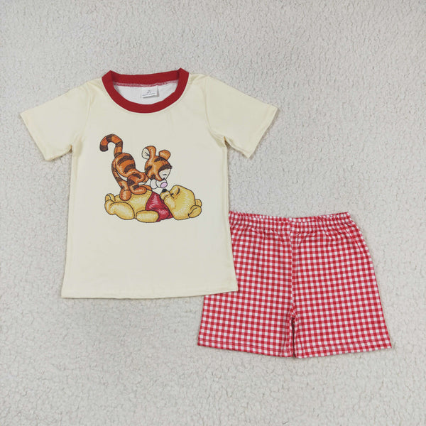 BSSO0939 RTS3-6M to 7-8T baby clothes cartoon summer shorts set